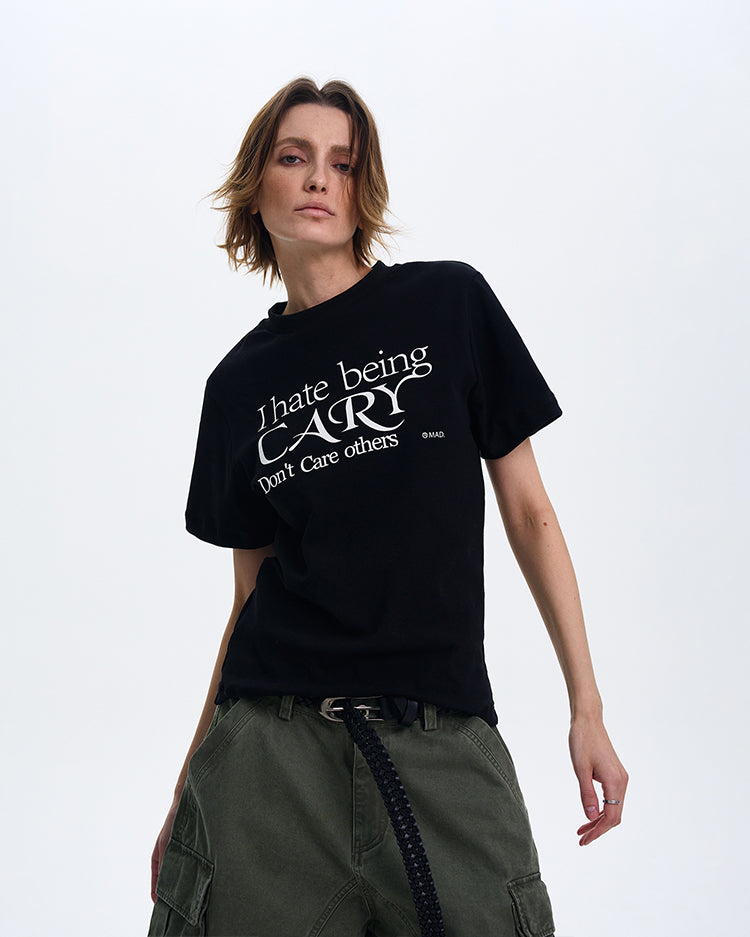 MADWITCH CREW NECK CASUAL SHORT-SLEEVE T-SHIRT #MD4125