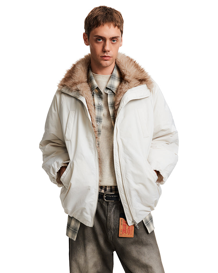 MADWITCH SHEARLING PUFF COAT #8815A353