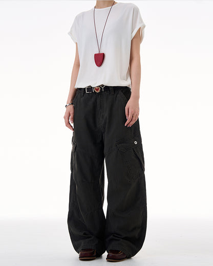MADWITCH UTILITY RELAXED FIT PANTS #CK3557