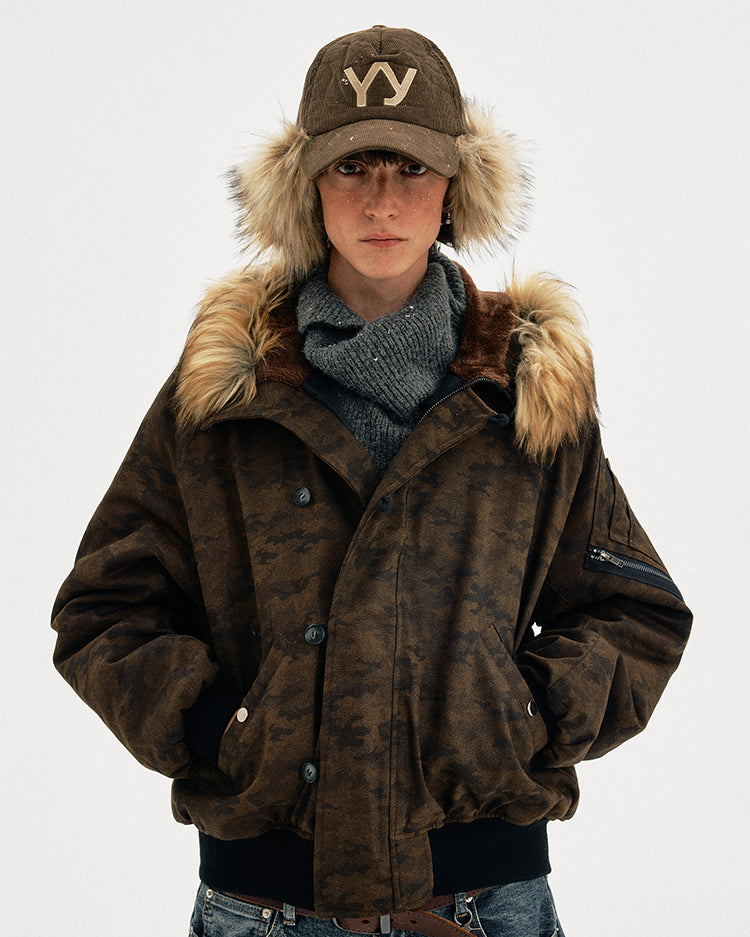 MADWITCH CAMO SHEAR PARKA #AW25123