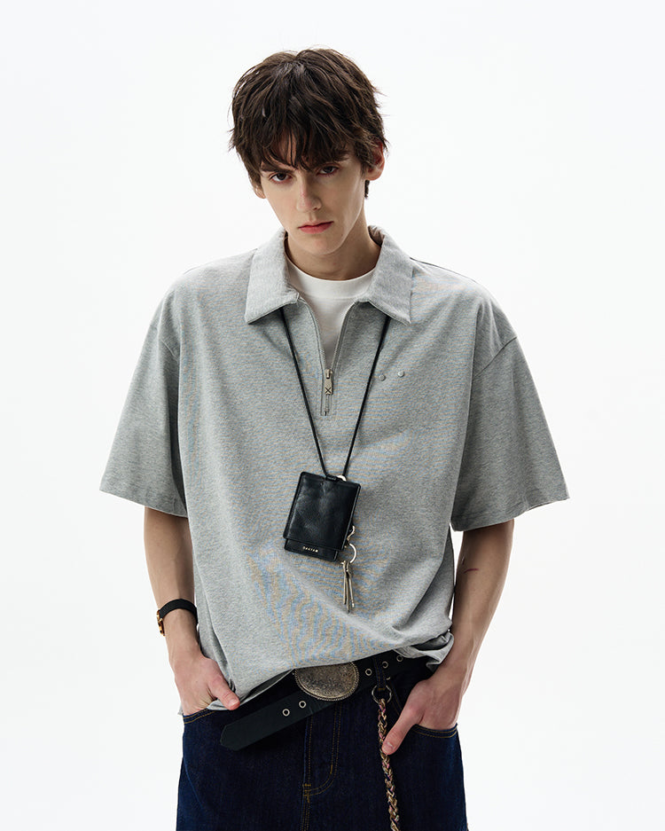 MADWITCH ZIPPED POLO TSHIRT #6977