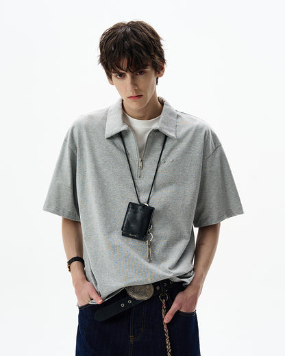 MADWITCH ZIPPED POLO TSHIRT #6977