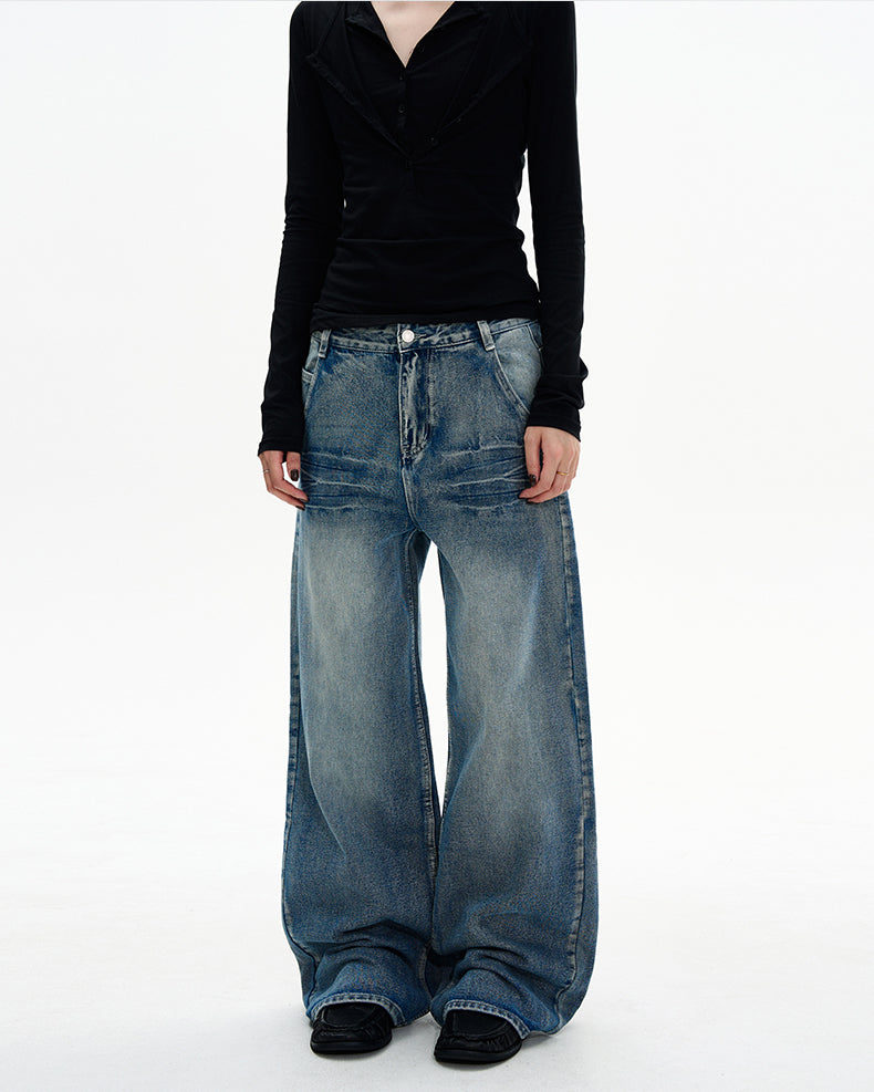 MADWITCH CRACK STRAIGHT DENIM #G6426
