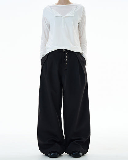 MADWITCH UNISEX WIDE LEG CASUAL DRESS PANTS #N1665