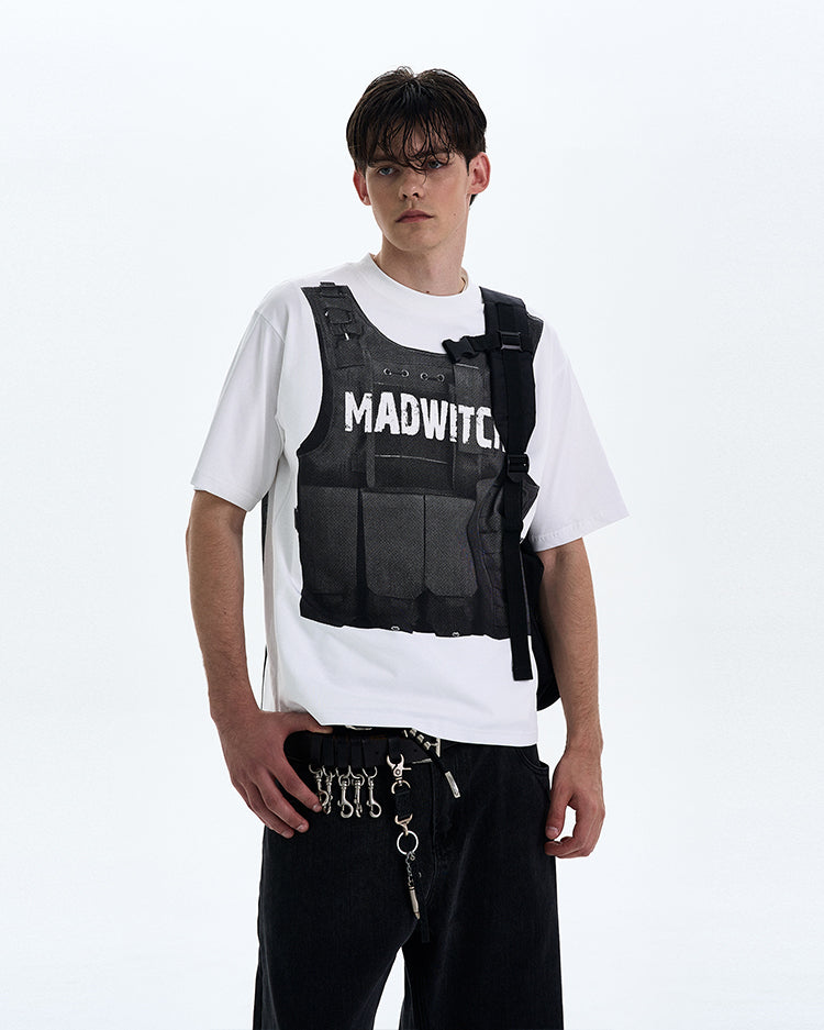 MADWITCH ORIGINAL TACTICAL VEST T-SHIRT #MD4190