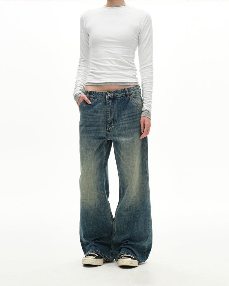 MADWITCH VINTAGE STRAIGHT DENIM #CK5525