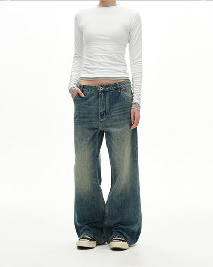 MADWITCH VINTAGE STRAIGHT DENIM #CK5525