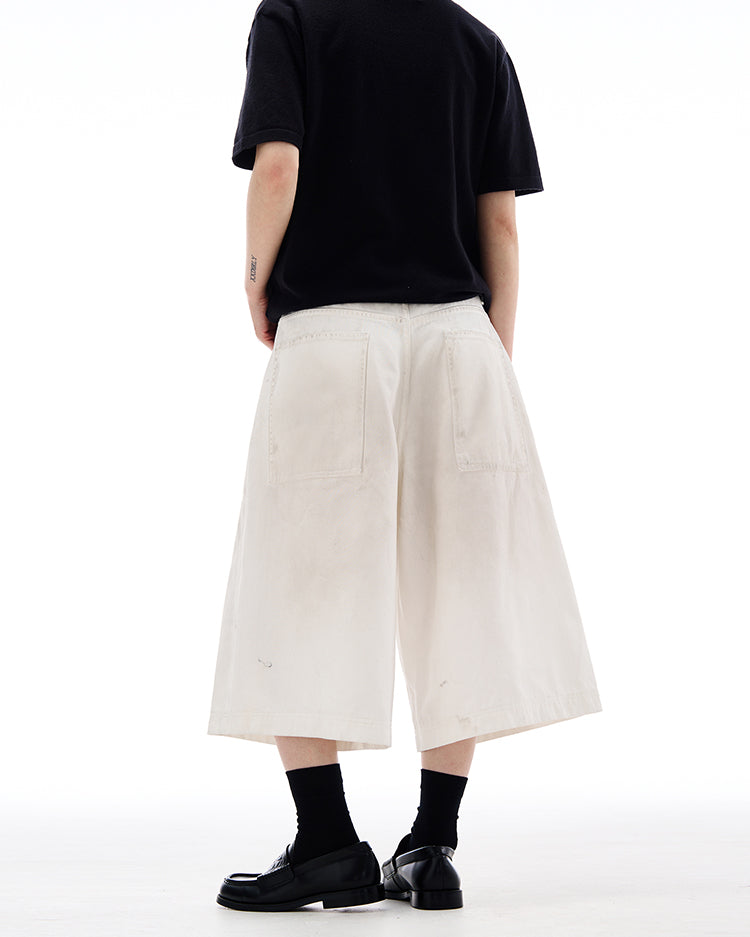 MADWITCH AMERICAN HIGH STREET CROPPED JEANS #L804