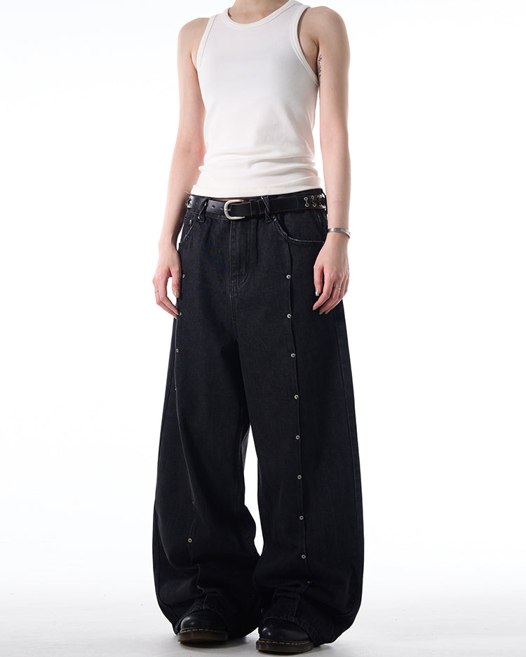 MADWITCH STUDDED HIGH-STREET JEANS #CK9516