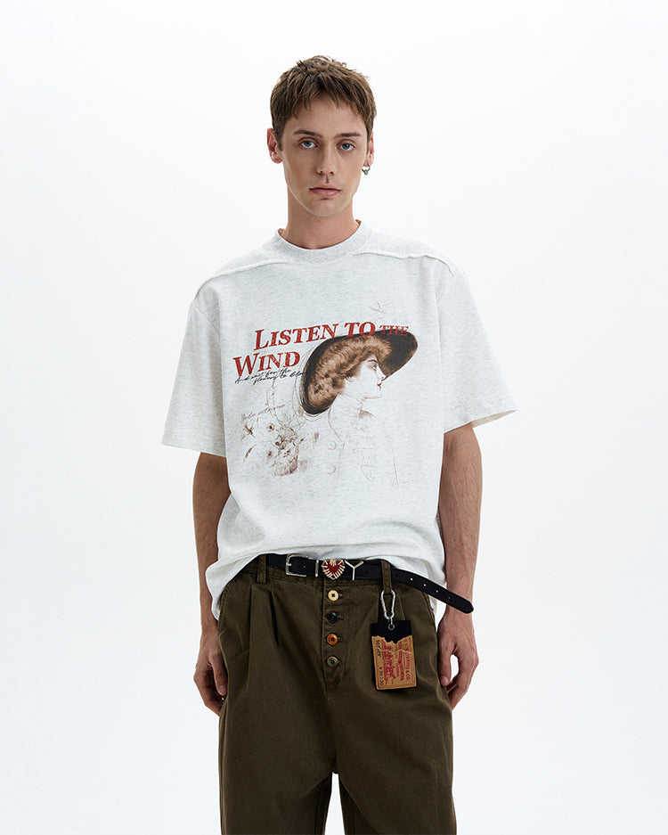 MADWIT VINTAGE GRAPHIC TEE #25081