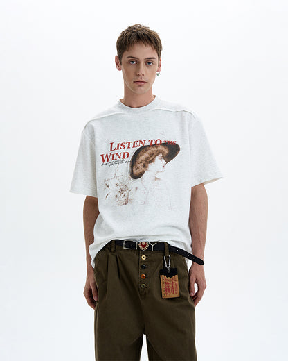 MADWIT VINTAGE GRAPHIC TEE #25081
