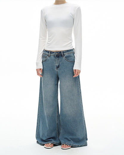 MADWITCH FLARE WASH DENIM #GP5527N
