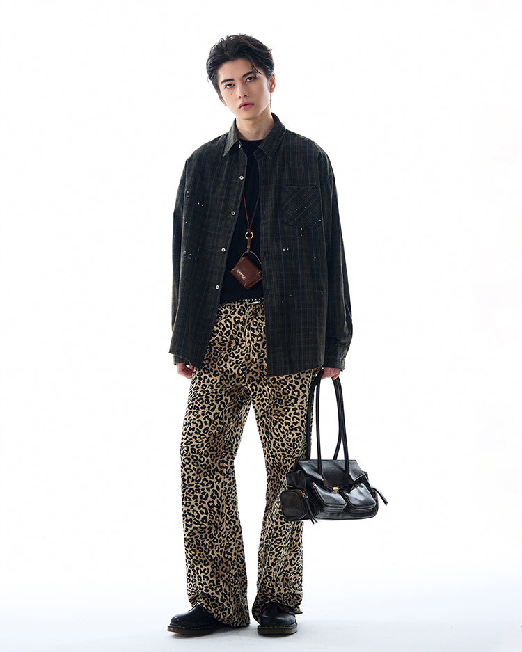 MADWITCH SPRING PLAID SHIRT #CS99