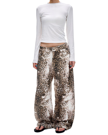 MADWITCH ARTISAN ANIMAL PRINT DENIM #DR6996