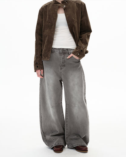 MADWITCH VINTAGE SLUNG JEANS #F9058