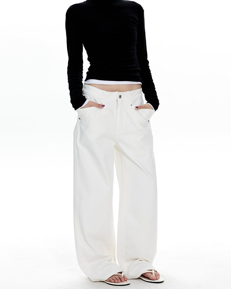 MADWITCH CLEAN FIT STRAIGHT LEG JEANS #CK3561