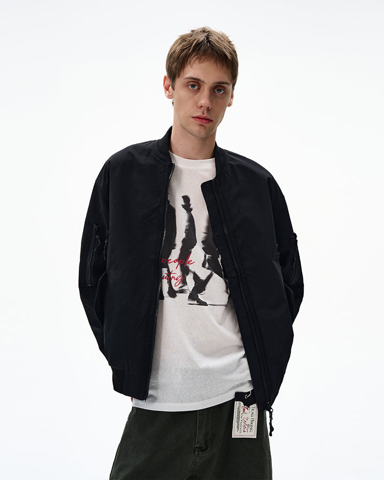 MADWITCH UNISEX CASUAL BOMBER JACKET #RW154