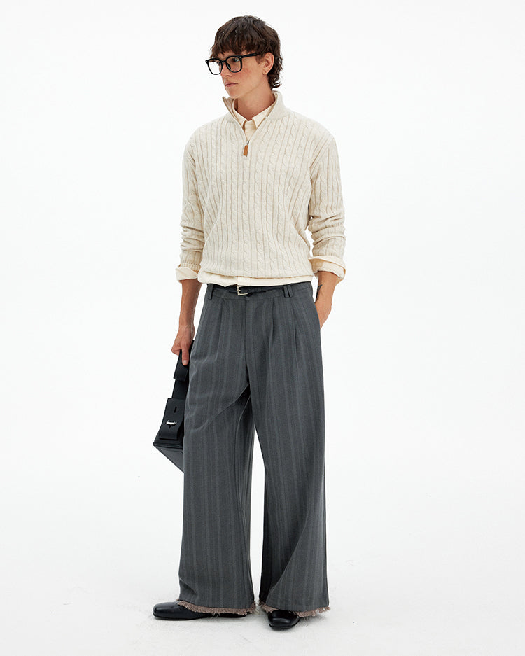 MADWITCH RETRO CABLE KNIT SWEATER #3009