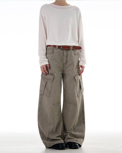 MADWITCH BAGGY VINTAGE CARGO PANTS #A605