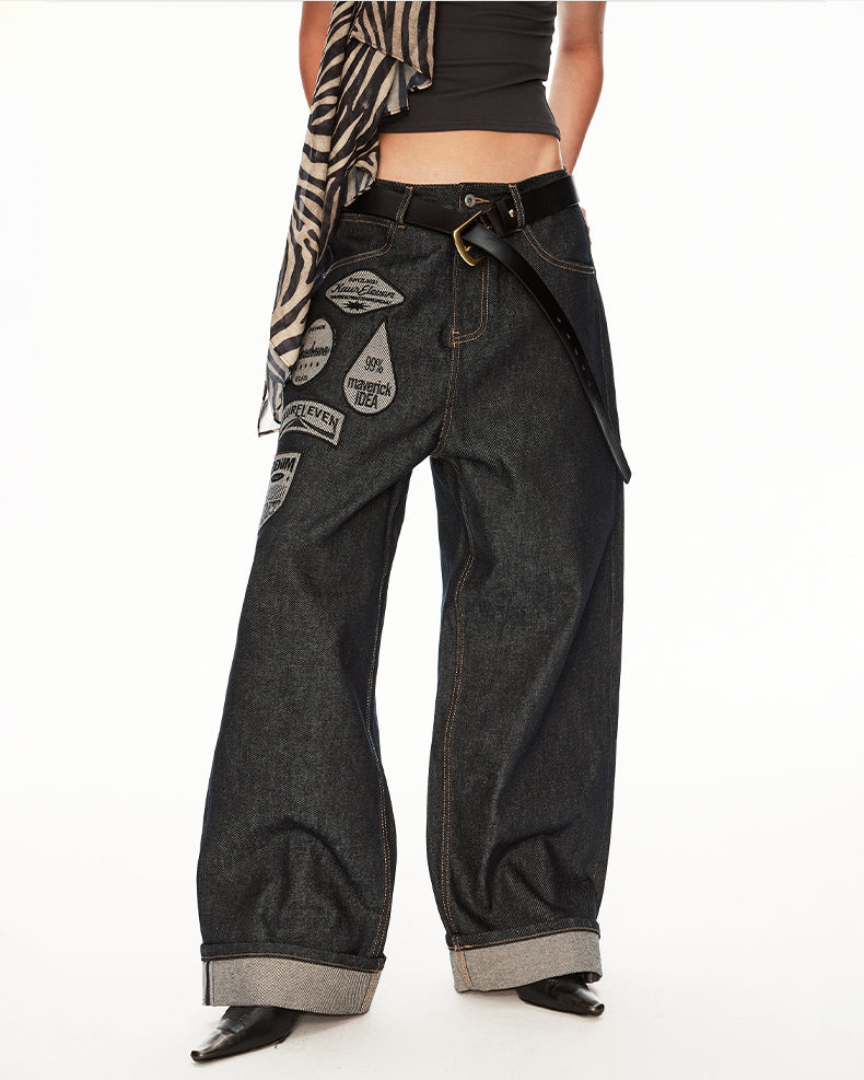 MADWIT HIGH STREET STRAIGHT JEANS #GPC3609