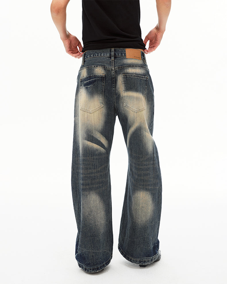 MADWIT VINTAGE WHISKER JEANS #G6898