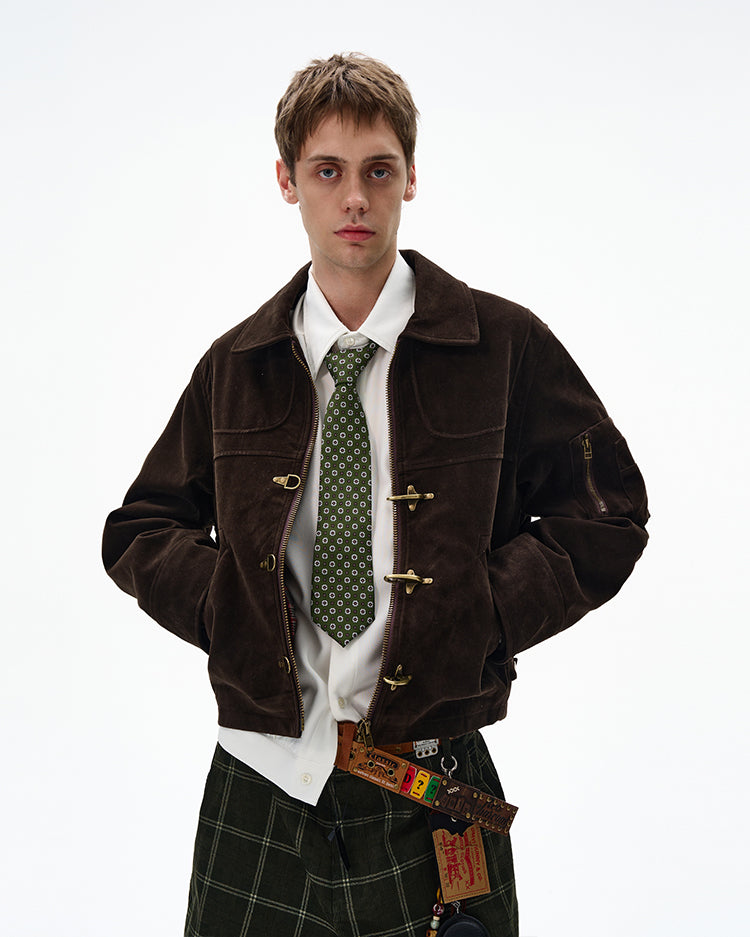 MADWITCH UNISEX PATCHWORK RETRO JACKET #MD256081