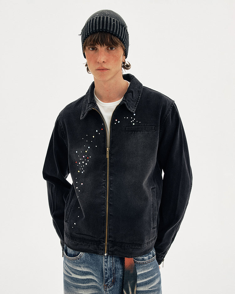 MADWITCH CRYSTAL WASH JACKET #4680