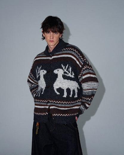 MADWITCH FAIR ISLE KNITTED SWEATER #72317