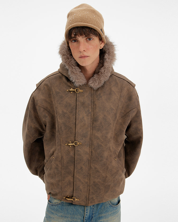 MADWITCH VINTAGE METAL BUTTON PARKA JACKET #990910