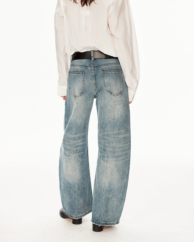 MADWIT FADED WIDE JEANS #GPC5596
