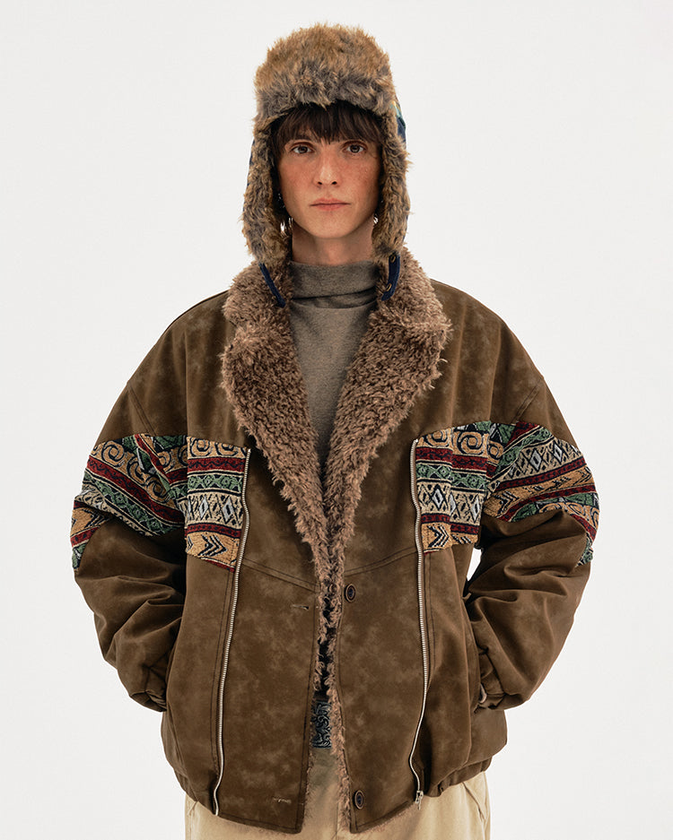MADWITCH FOLK SUEDE PARKA #MY0210
