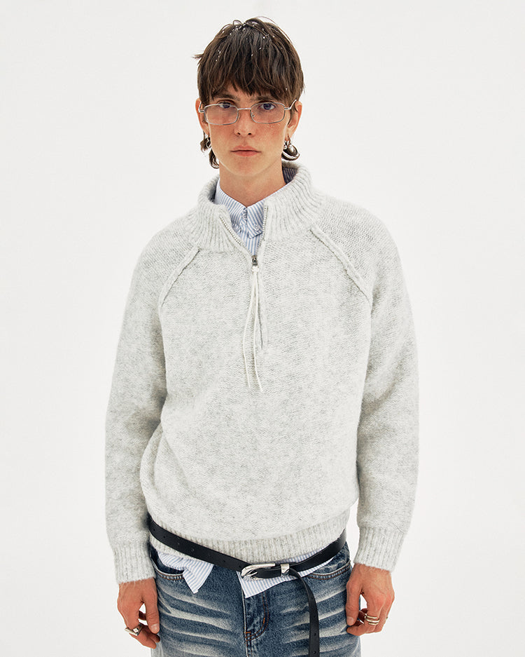 MADWITCH SPLIT NECK SWEATER #MFY238