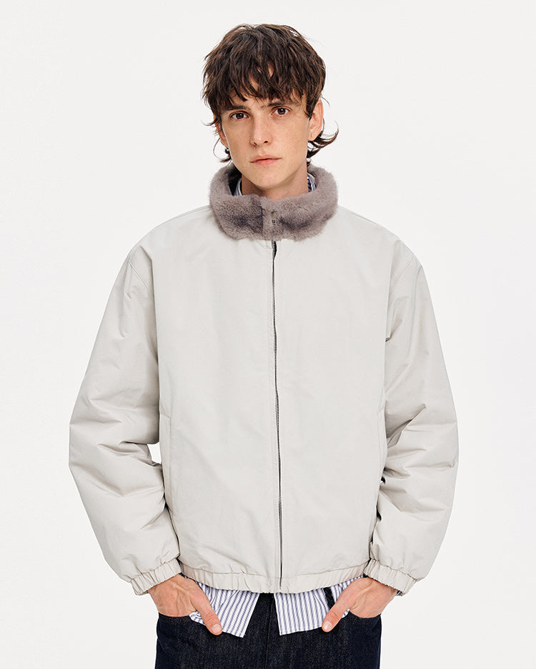 MADWITCH FUR COLLAR QUILTED WINTER COAT #A119