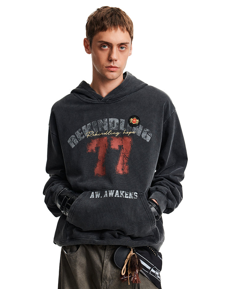 MADWITCH VINTAGE LOGO HOODIE #25119