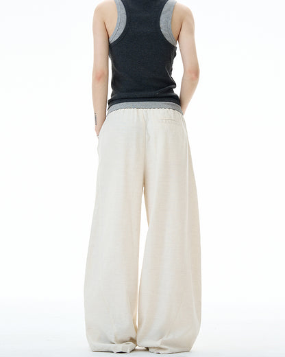 MADWITCH MINIMALIST WIDE LEG PANTS #DS2512