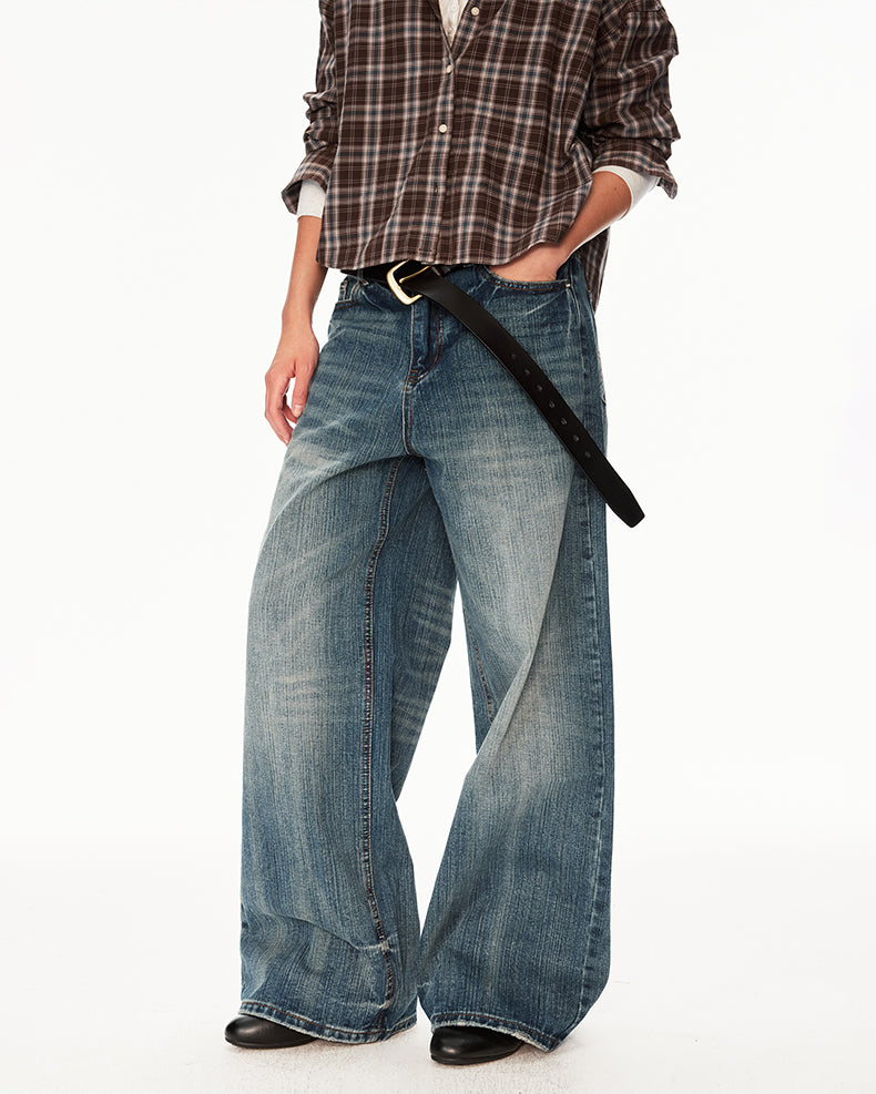MADWIT HIGH STREET WIDE JEANS #DR8812