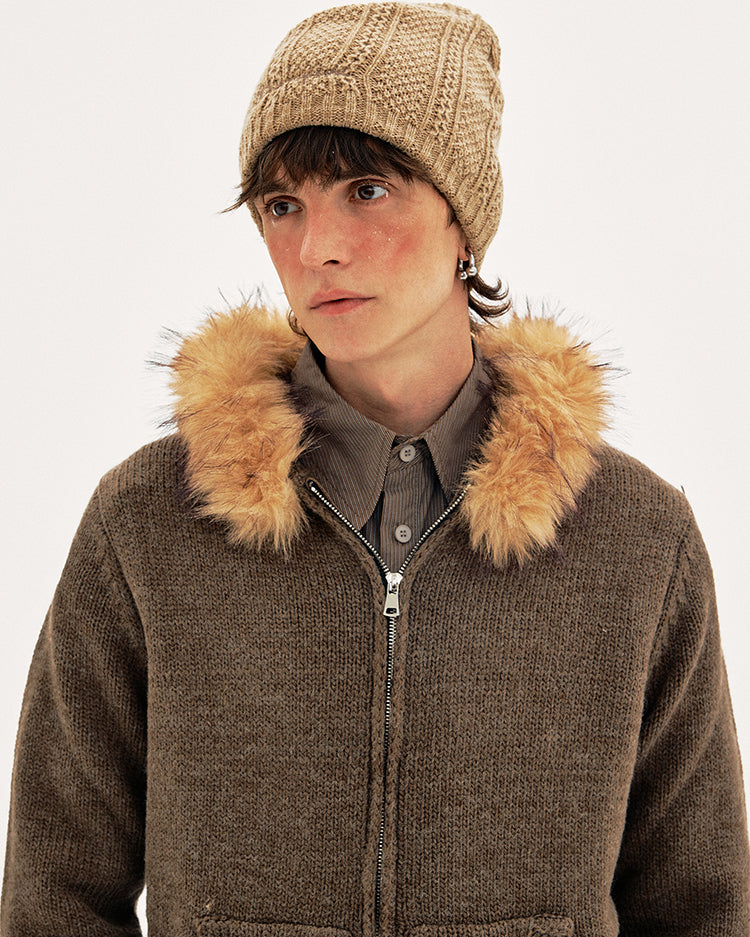 MADWITCH WOOL HOOD CARDIGAN #27428