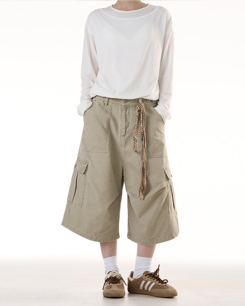 MADWITCH VINTAGE WORKWEAR SHORTS #CK238D