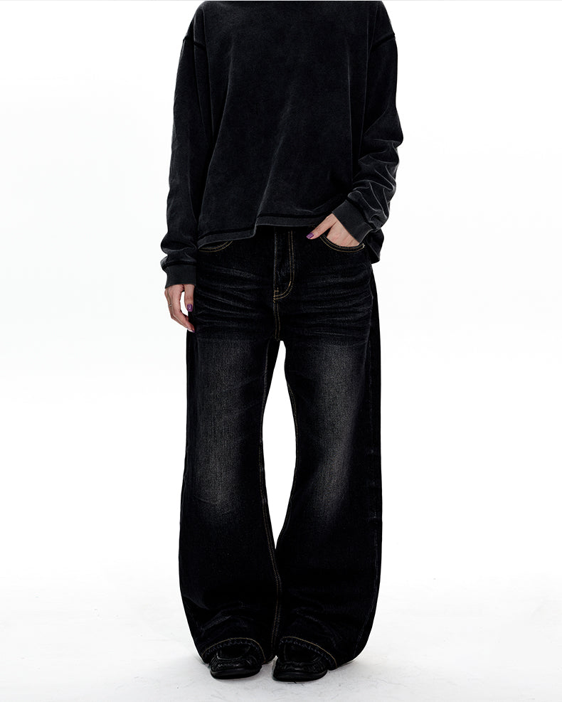 MADWITCH NARROW WASH FLARE JEANS #6118