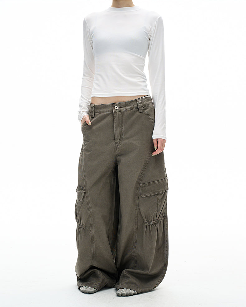 MADWITCH PLEAT CARGO PANTS #6230