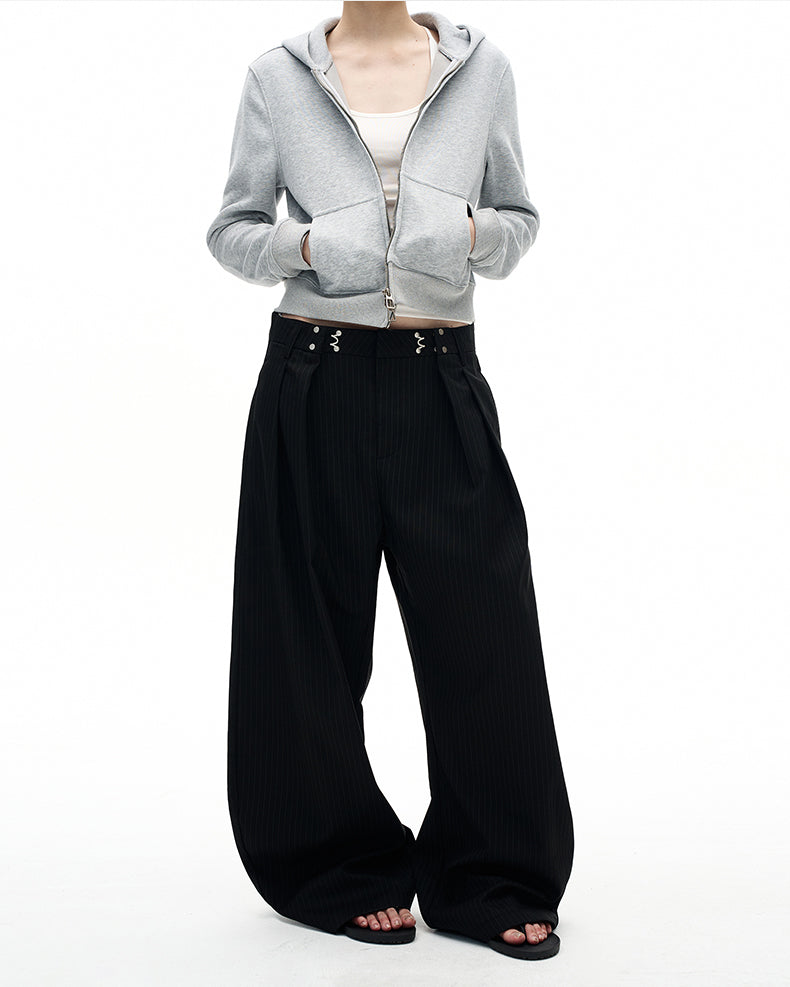 MADWITCH VINTAGE STRIPED WIDE PANTS #CK6857