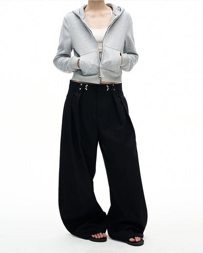 MADWITCH VINTAGE STRIPED WIDE PANTS #CK6857
