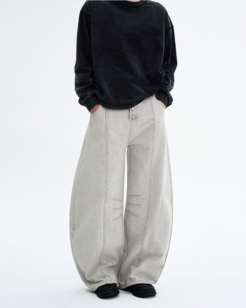 MADWITCH SNAP SLUNG TROUSERS #Z043