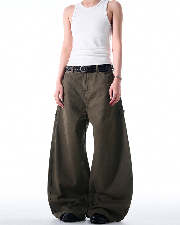 MADWITCH MAILLARD WIDE-LEG PANTS #DR6301