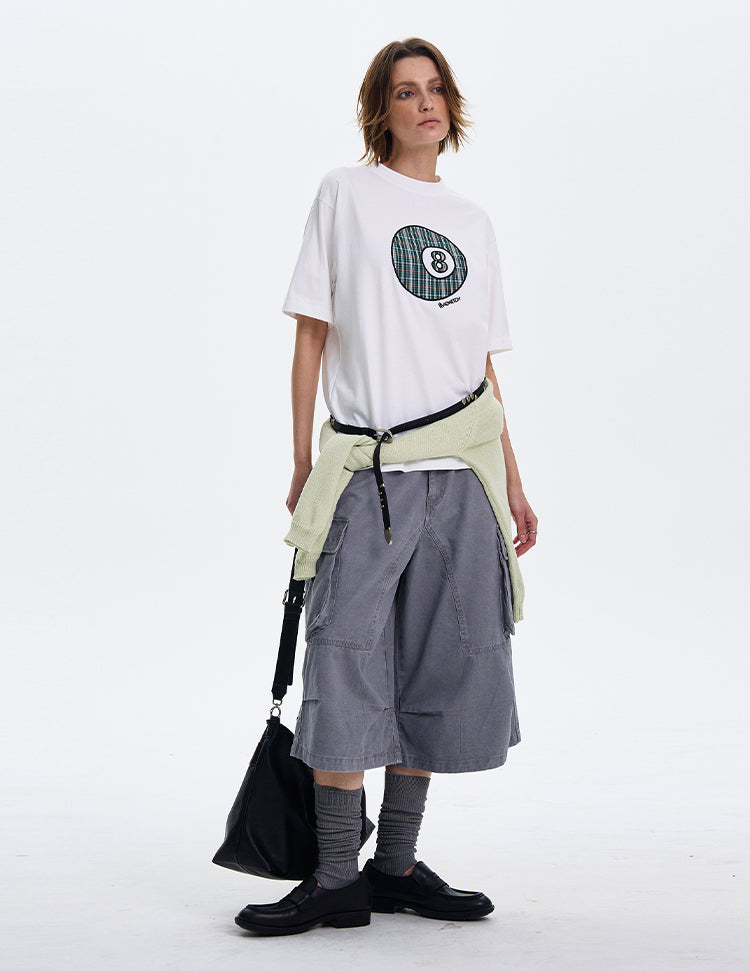 MADWITCH VINTAGE PRINT T-SHIRT #MD4111