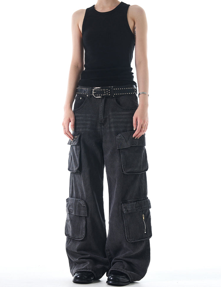 MADWITCH HIGH-STREET HEAVY-DUTY WORK PANTS #F9039