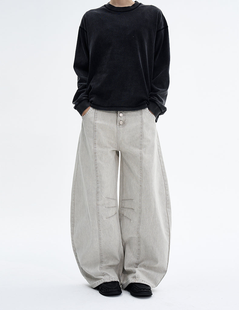 MADWITCH SNAP SLUNG TROUSERS #Z043