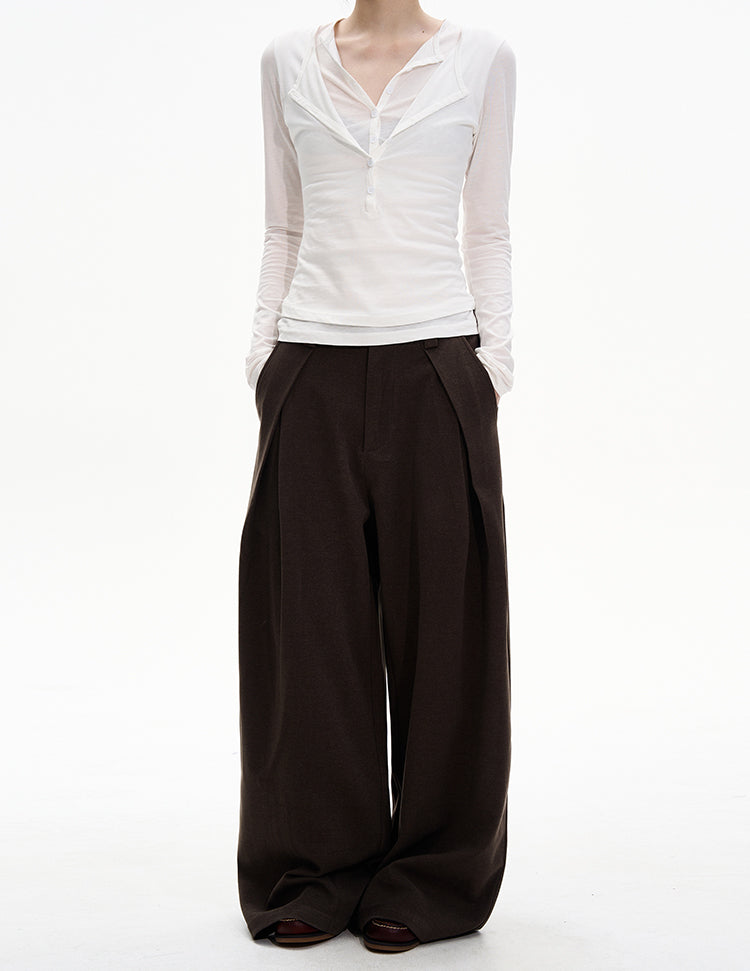 MADWITCH PLEAT DRAPE TROUSERS #UTU038