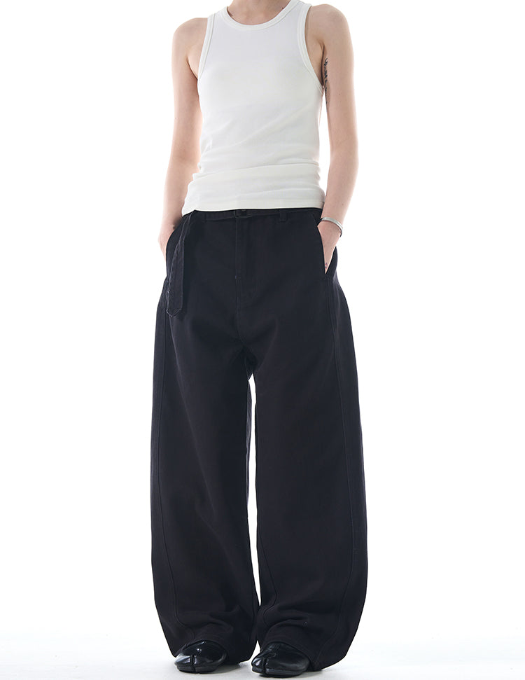 MADWITCH STRAIGHT LEG LONG WAISTBAND WORK PANTS #G6636