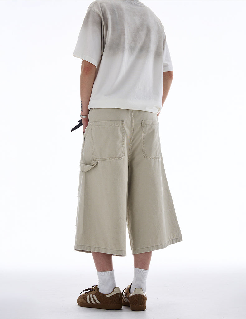 MADWITCH LUMBERJACK WORKWEAR CROPPED PANTS #CK3386D